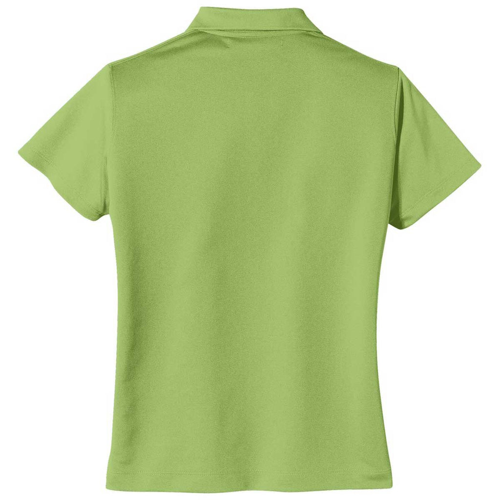 Nike Women's Light Green Tech Basic Dri-FIT S/S Polo