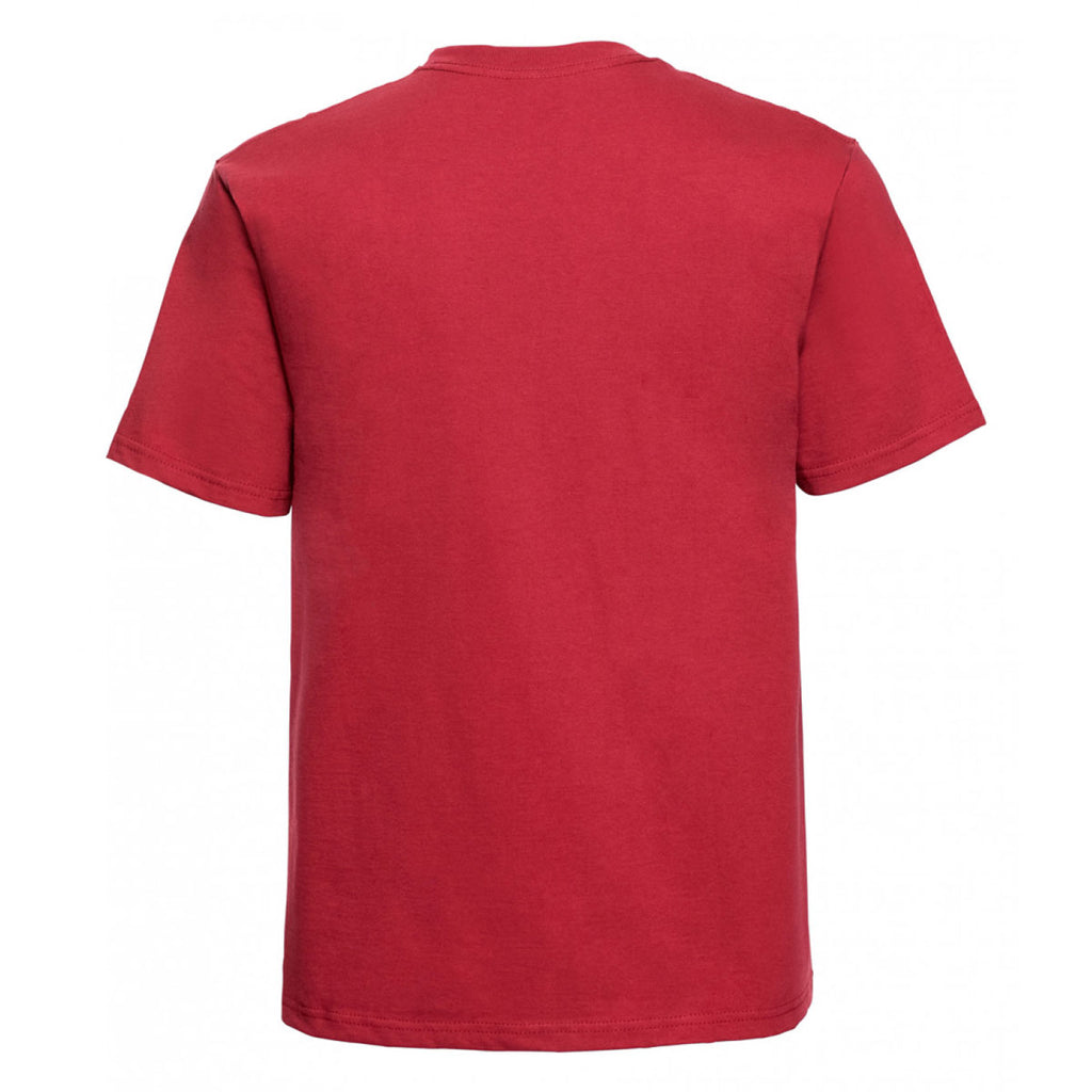 Russell Men's Classic Red Classic Heavyweight Combed Cotton T-Shirt