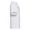 Russell Men's White Classic Heavyweight Combed Cotton T-Shirt
