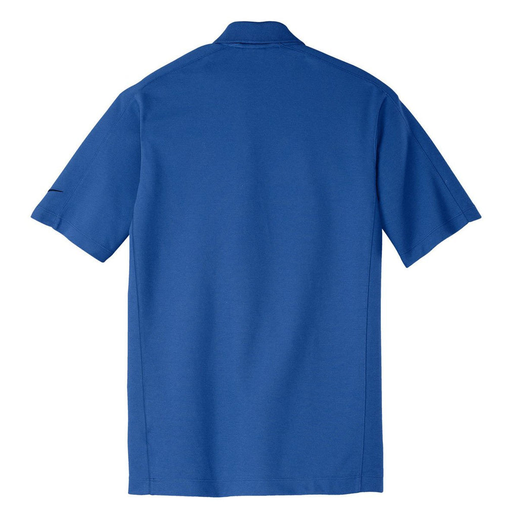 Nike Men's Royal Blue Dri-FIT S/S Pique II Polo