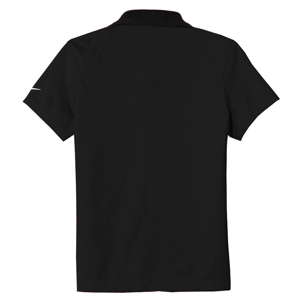 Nike Women's Black Dri-FIT S/S Pique II Polo