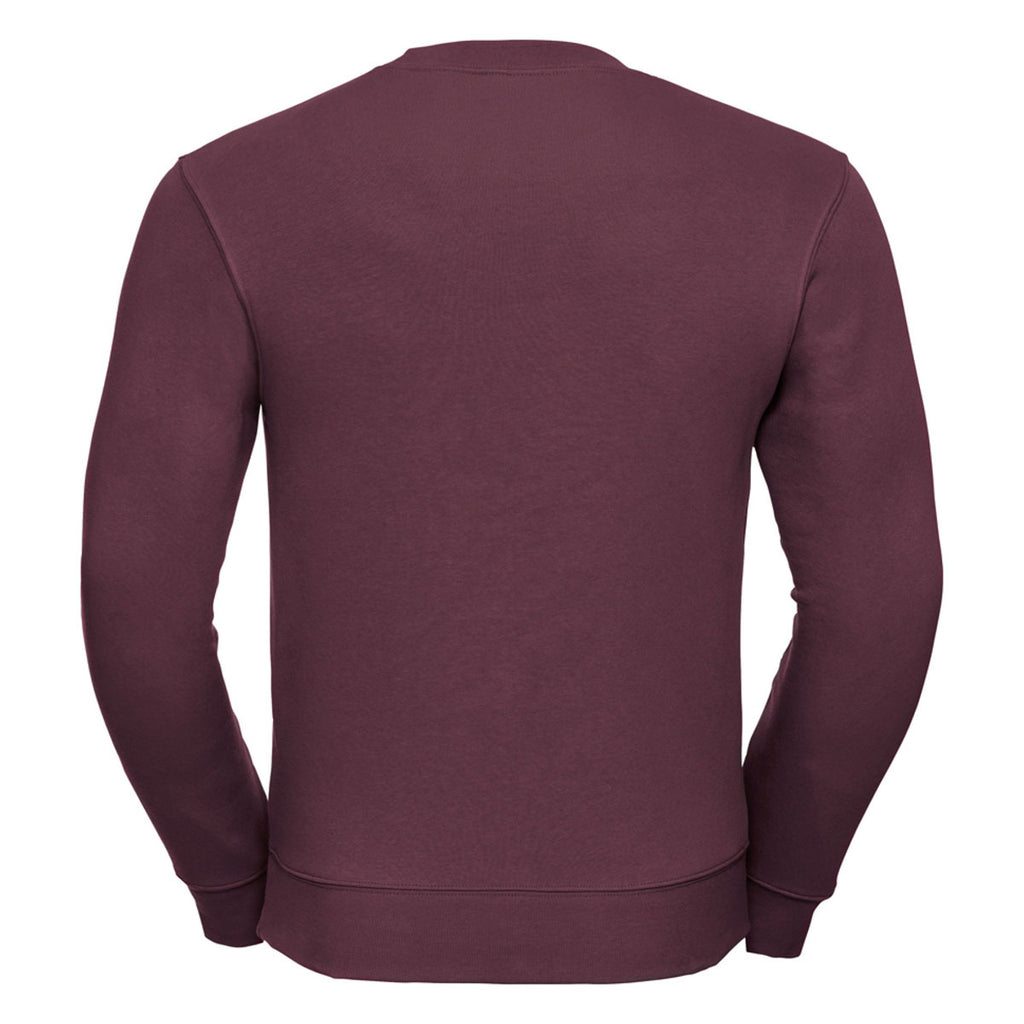 Russell Men's Burgundy Authentic Sweatshirt