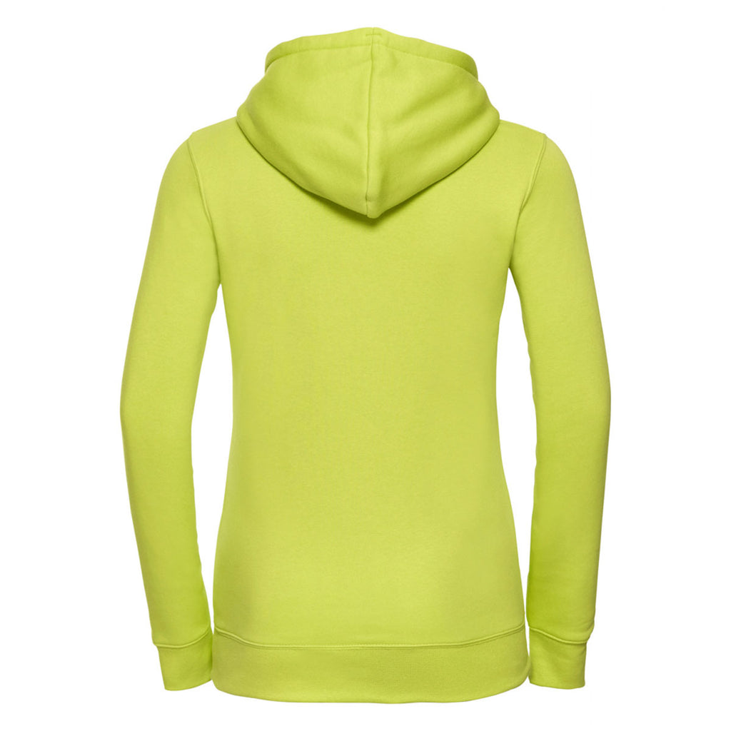 Russell Women's Lime Authentic Hooded Sweatshirt
