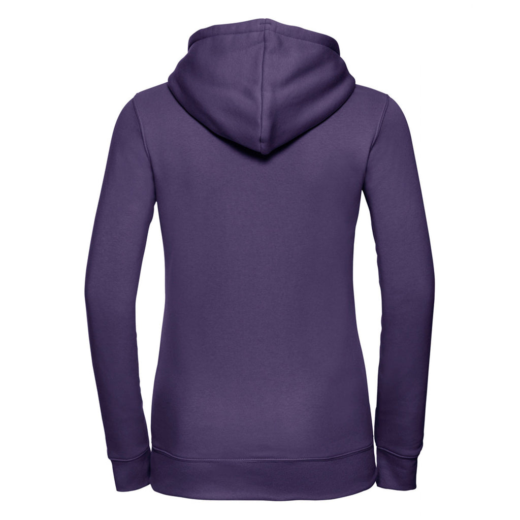 Russell Women's Purple Authentic Hooded Sweatshirt