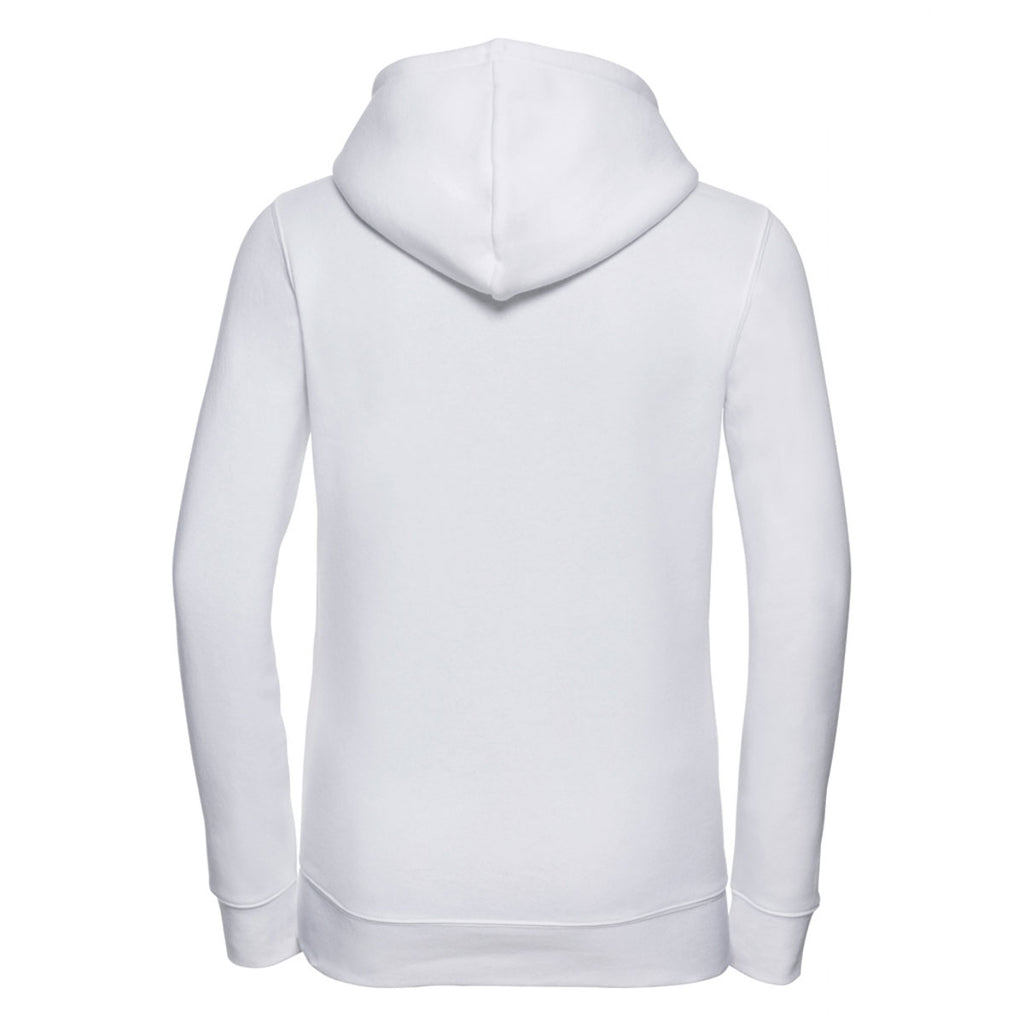 Russell Women's White Authentic Hooded Sweatshirt