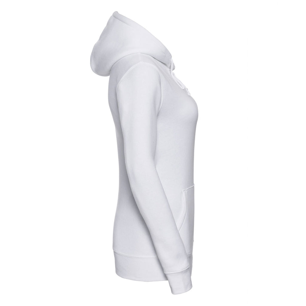 Russell Women's White Authentic Hooded Sweatshirt