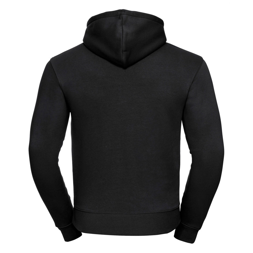 Russell Men's Black Authentic Hooded Sweatshirt