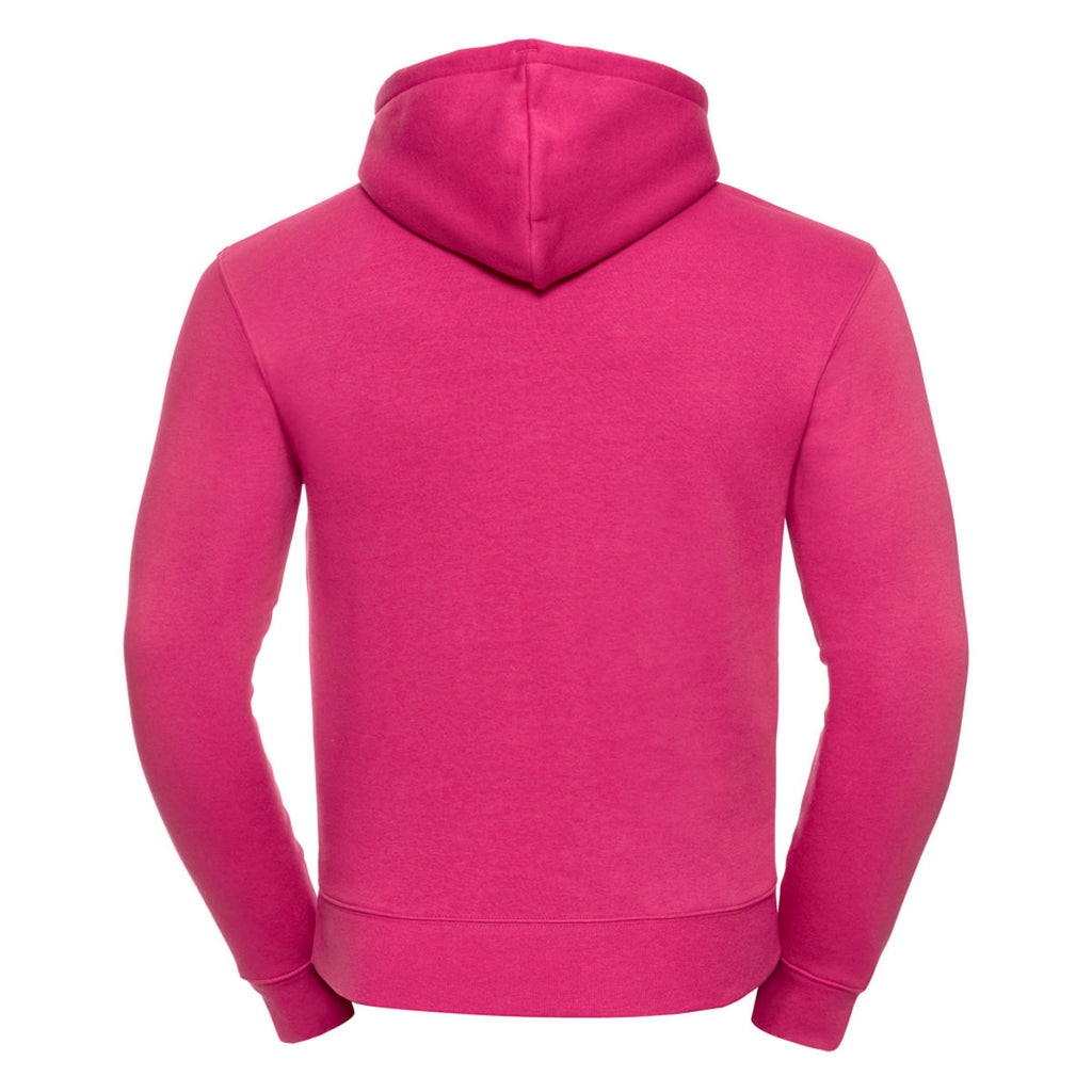 Russell Men's Fuchsia Authentic Hooded Sweatshirt