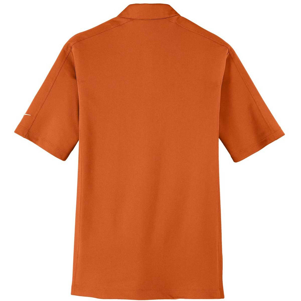 Nike Men's Orange Tech Sport Dri-FIT S/S Polo