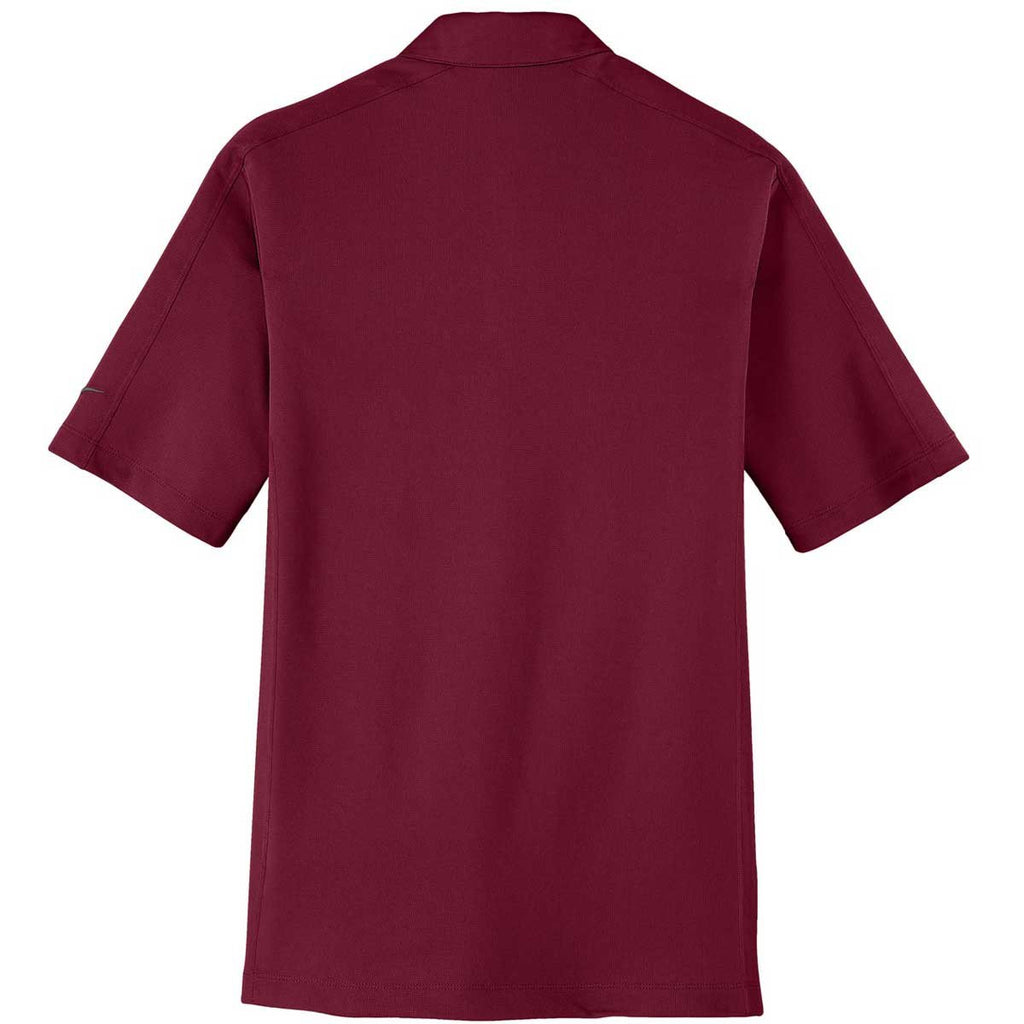 Nike Men's Red Tech Sport Dri-FIT S/S Polo