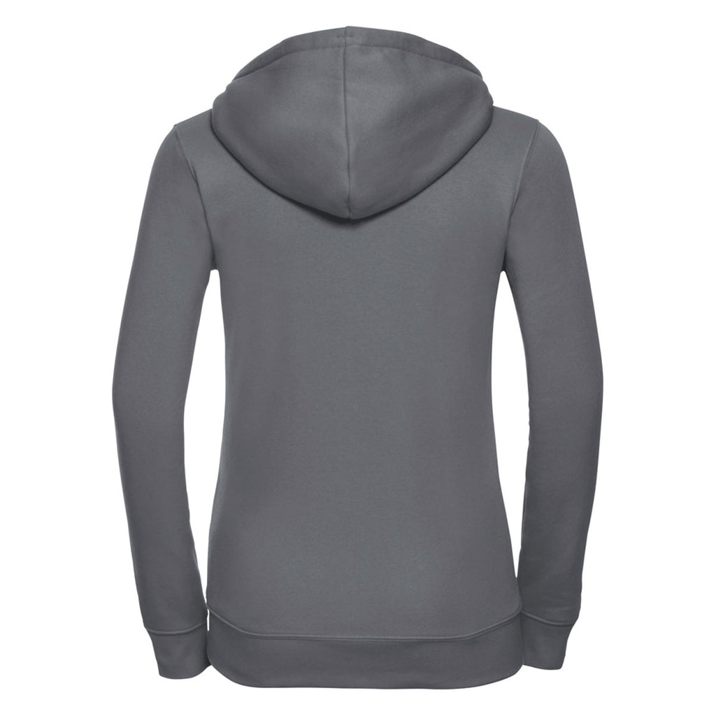 Russell Women's Convoy Grey Authentic Zip Hooded Sweatshirt