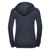 Russell Women's French Navy Authentic Zip Hooded Sweatshirt