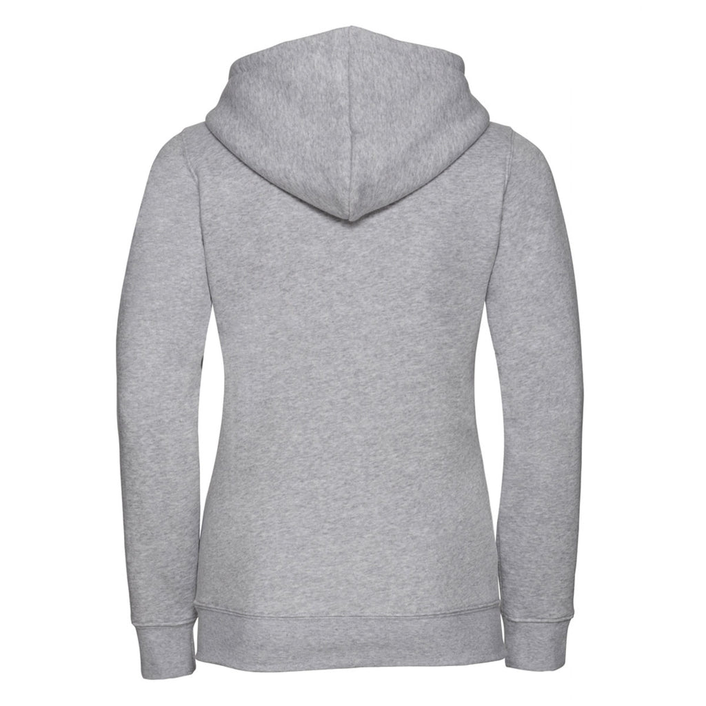 Russell Women's Light Oxford Authentic Zip Hooded Sweatshirt