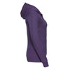 Russell Women's Purple Authentic Zip Hooded Sweatshirt
