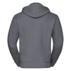 Russell Men's Convoy Grey Authentic Zip Hooded Sweatshirt