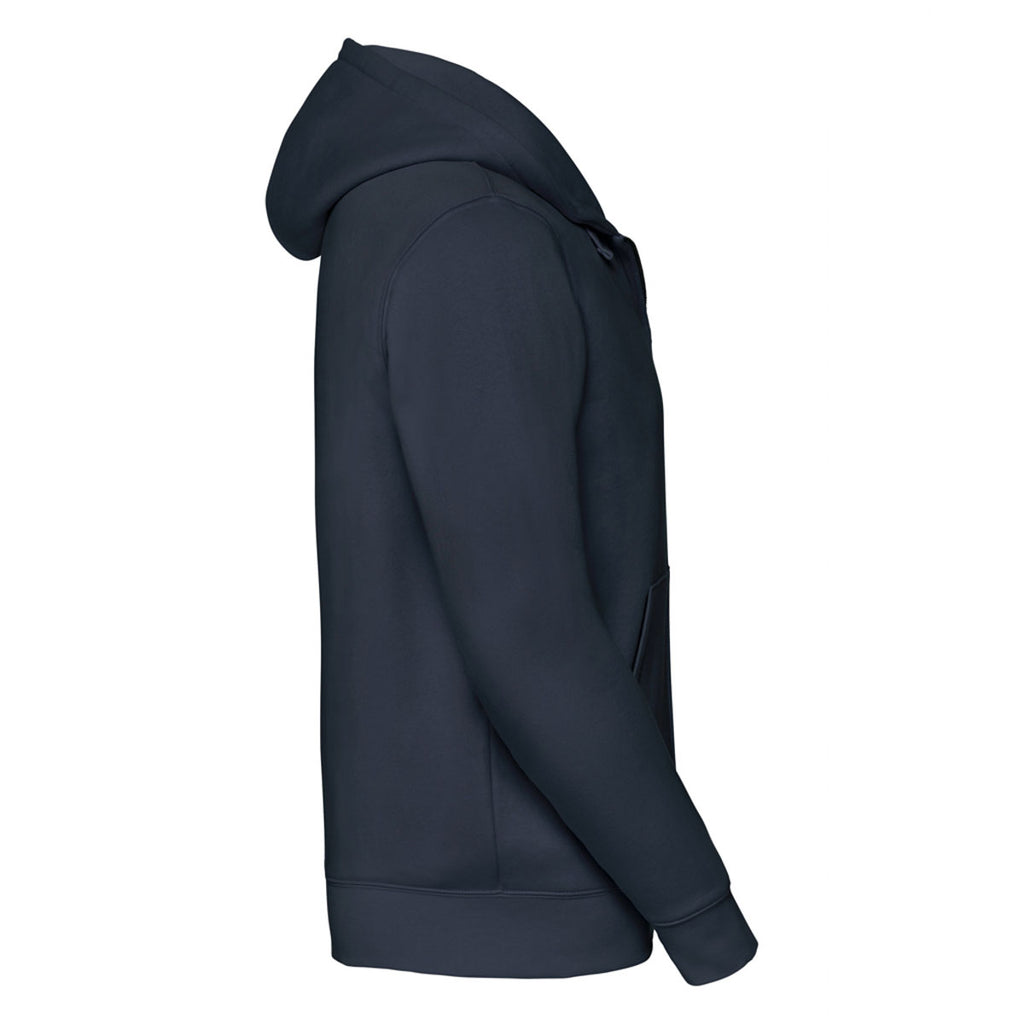 Russell Men's French Navy Authentic Zip Hooded Sweatshirt