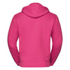 Russell Men's Fuchsia Authentic Zip Hooded Sweatshirt