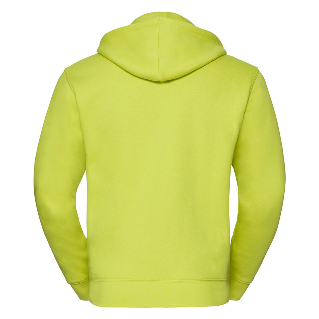 Russell Men's Lime Authentic Zip Hooded Sweatshirt