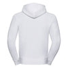 Russell Men's White Authentic Zip Hooded Sweatshirt