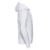 Russell Men's White Authentic Zip Hooded Sweatshirt