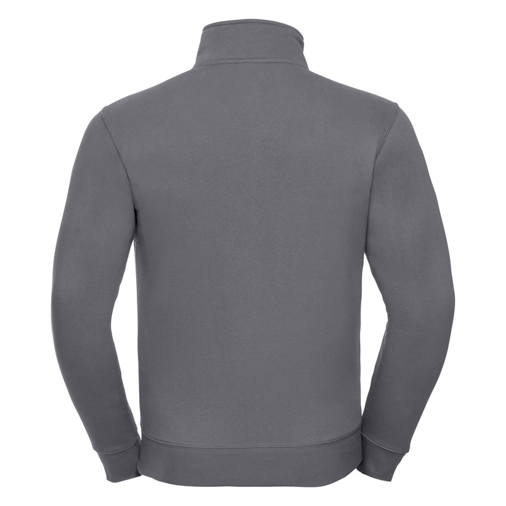 Russell Men's Convoy Grey Authentic Sweat Jacket