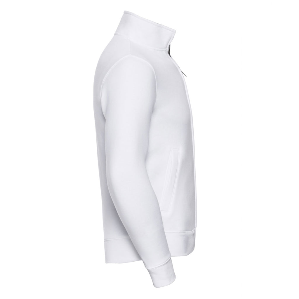 Russell Men's White Authentic Sweat Jacket