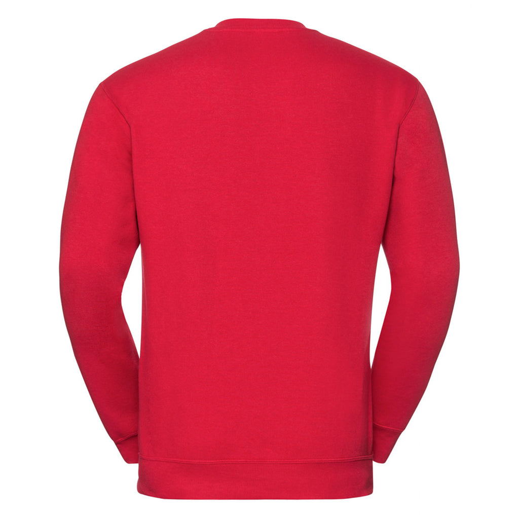 Russell Men's Classic Red V Neck Sweatshirt