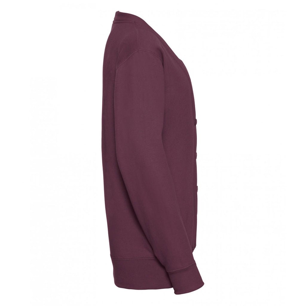 Jerzees Schoolgear Youth Burgundy Cardigan