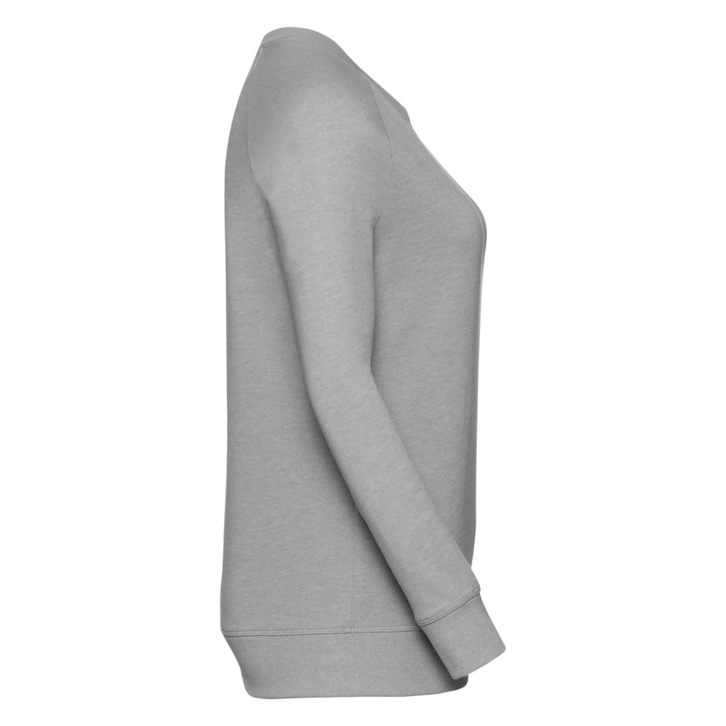 Russell Women's Silver Marl HD Raglan Sweatshirt