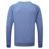 Russell Men's Blue Marl HD Raglan Sweatshirt