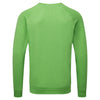 Russell Men's Green Marl HD Raglan Sweatshirt