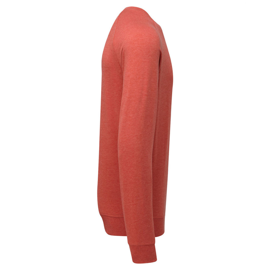 Russell Men's Red Marl HD Raglan Sweatshirt