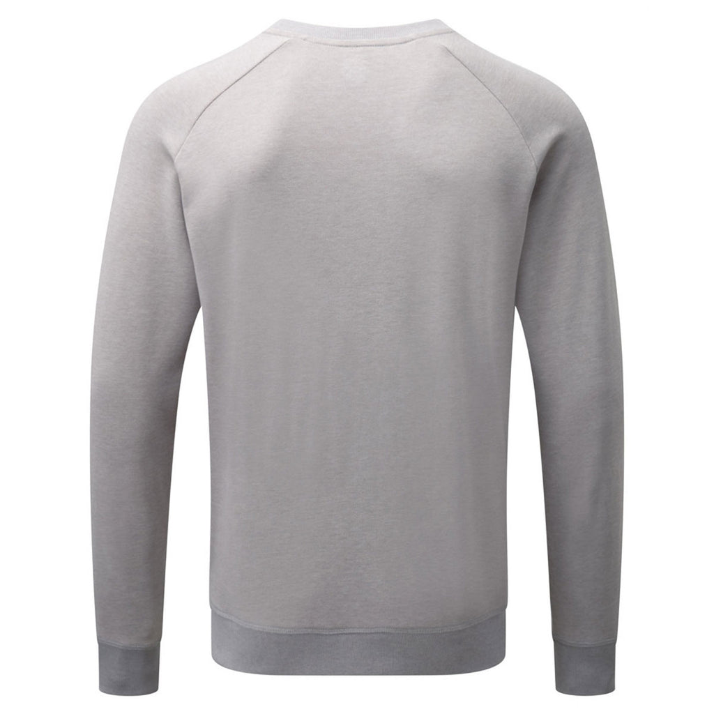 Russell Men's Silver Marl HD Raglan Sweatshirt