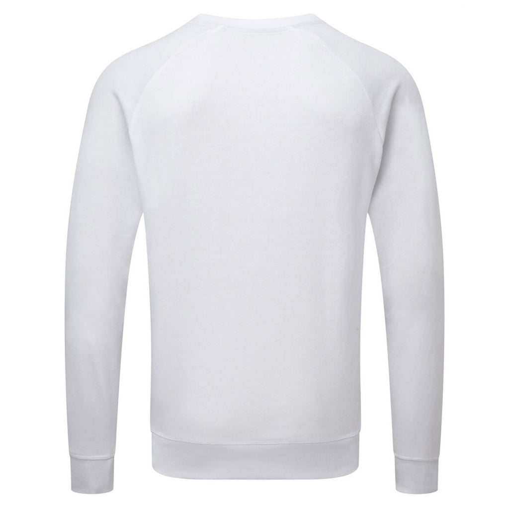 Russell Men's White HD Raglan Sweatshirt
