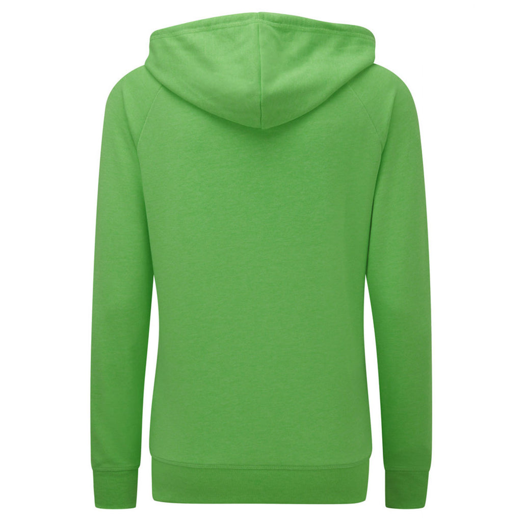 Russell Women's Green Marl HD Hooded Sweatshirt