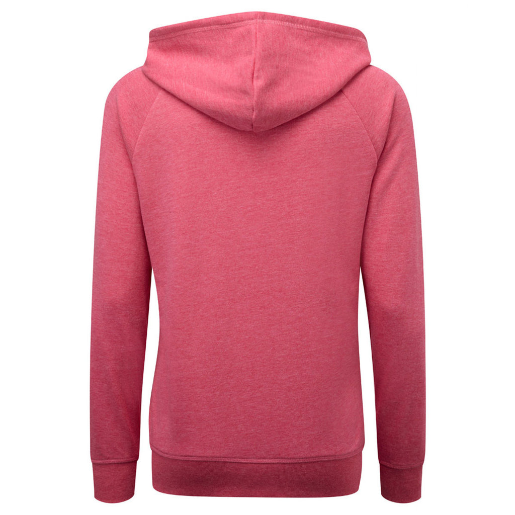 Russell Women's Pink Marl HD Hooded Sweatshirt