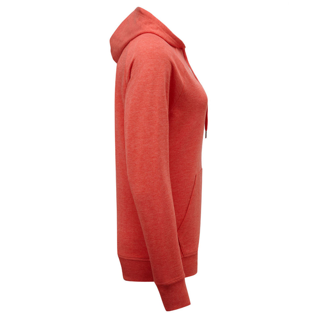 Russell Women's Red Marl HD Hooded Sweatshirt