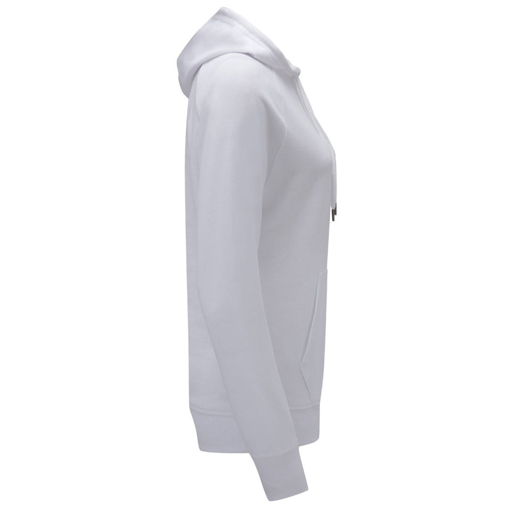 Russell Women's White HD Hooded Sweatshirt