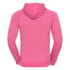 Russell Men's Pink Marl HD Hooded Sweatshirt