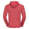 Russell Men's Red Marl HD Hooded Sweatshirt