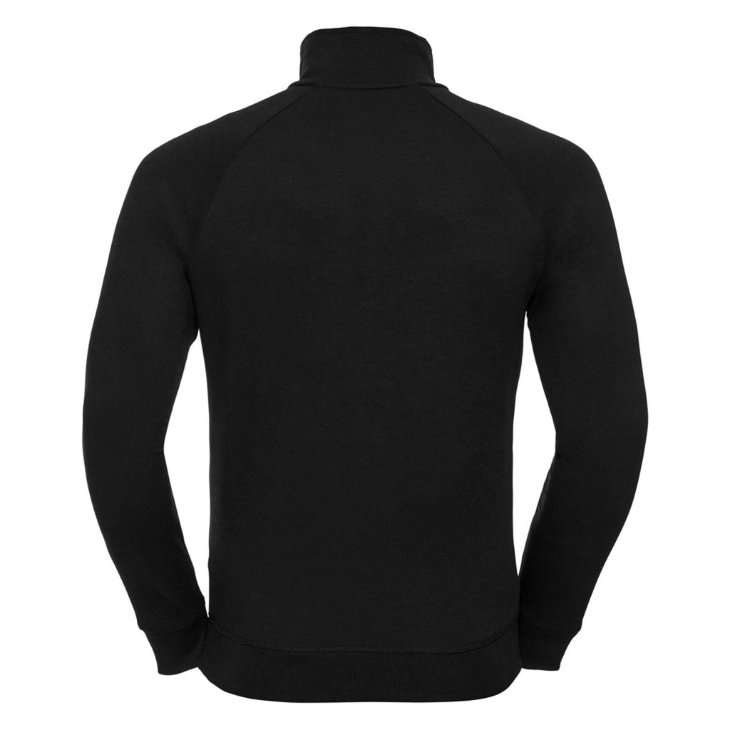 Russell Men's Black HD Zip Neck Sweatshirt