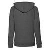 Russell Women's Grey Marl HD Zip Hooded Sweatshirt