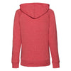 Russell Women's Red Marl HD Zip Hooded Sweatshirt