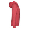 Russell Women's Red Marl HD Zip Hooded Sweatshirt
