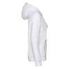 Russell Women's White HD Zip Hooded Sweatshirt