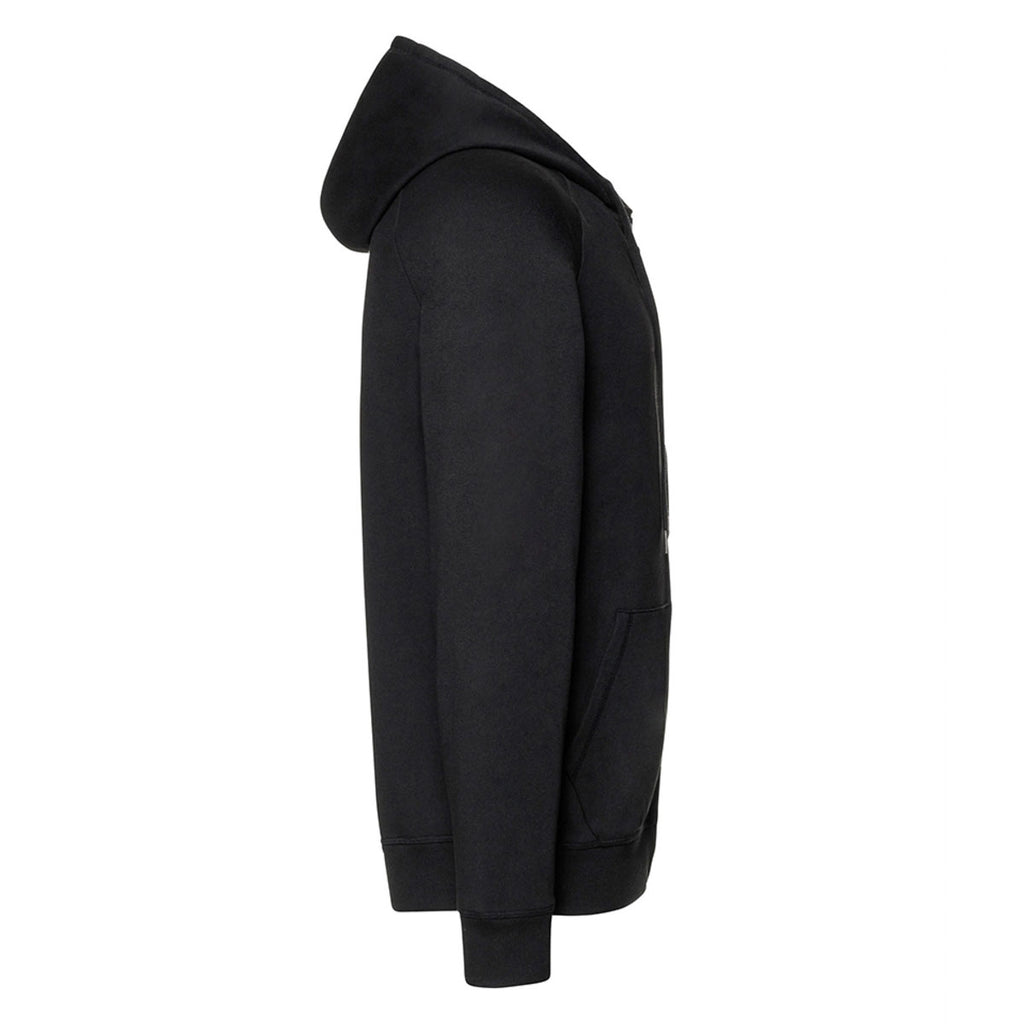Russell Men's Black HD Zip Hooded Sweatshirt