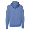 Russell Men's Blue Marl HD Zip Hooded Sweatshirt