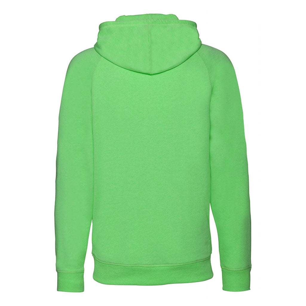 Russell Men's Green Marl HD Zip Hooded Sweatshirt