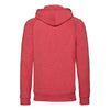 Russell Men's Red Marl HD Zip Hooded Sweatshirt
