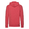 Russell Men's Red Marl HD Zip Hooded Sweatshirt